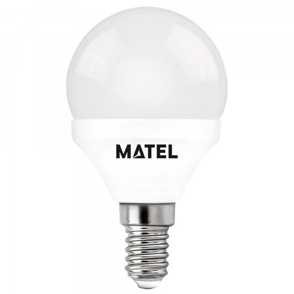 Bomb.led esferica  regulable e14 7w.fria (caja de 6 unidades)