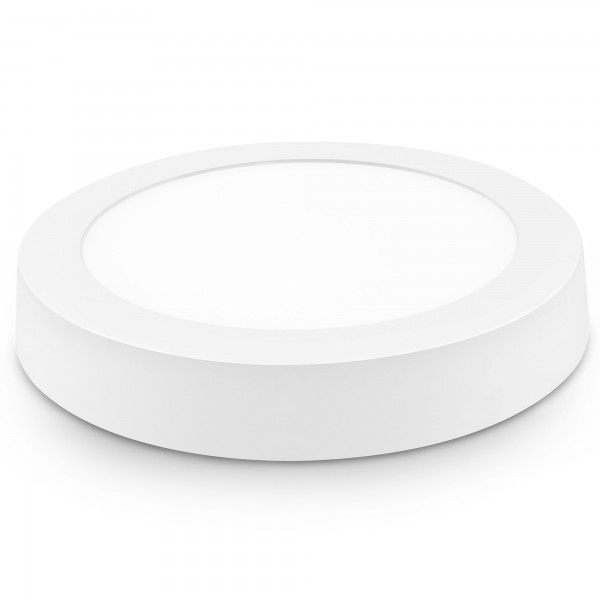 Downlight led superf.redon.blanco 18w.ca