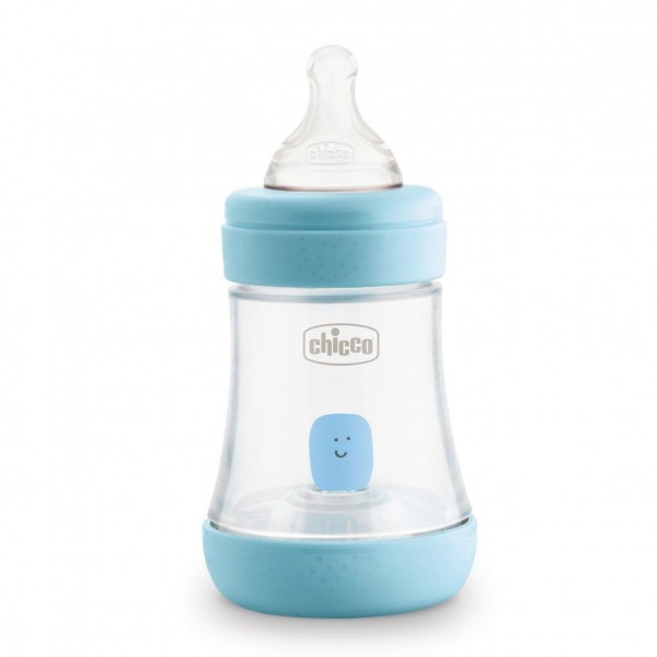 Chicco Biberon Tetina Silicona Perfect5 Azul 0m 