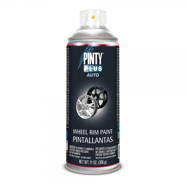 Pintura en spray auto 520 cc pinta llantas l150 plata (pack 2 unidades)