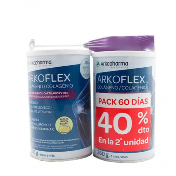 Arkoflex Colágeno Sabor Limon 2x360 g Promo