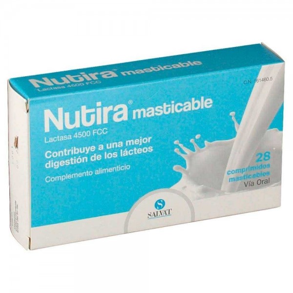 Nutira Lactasa 4500 Fcc 28 Comprimidos Masticables