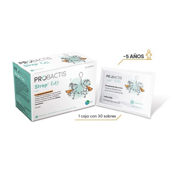 Probactis Strep Kids 30 Sobres 15 g Sabor Fresa