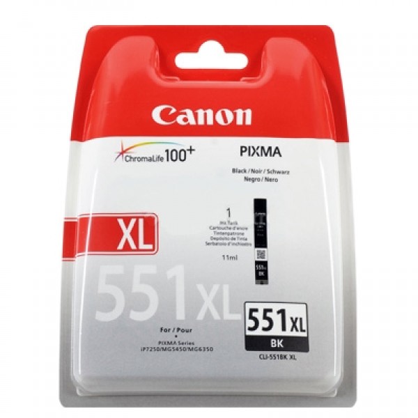 Canon cartucho cli-551bk xl negro
