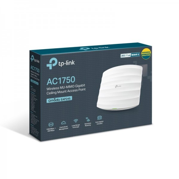 Tp-link eap245 punto acceso ac1750 dual band poe