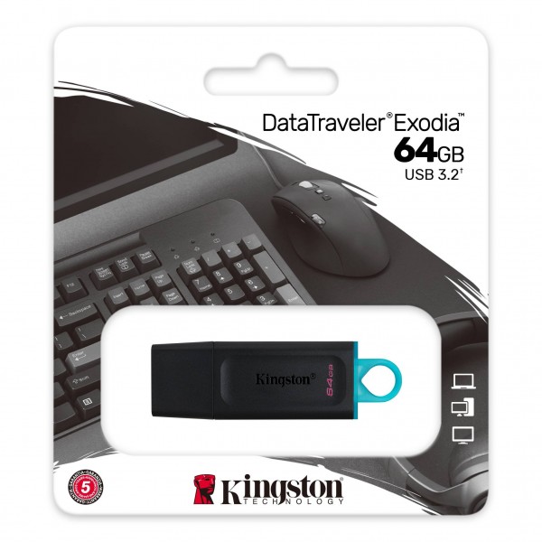 Kingston datatraveler dtx 64gb usb 3.2 gen1 negro