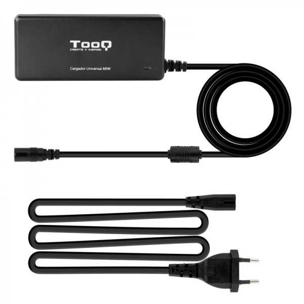 Tooq cargador portátil 65w 8 conectores