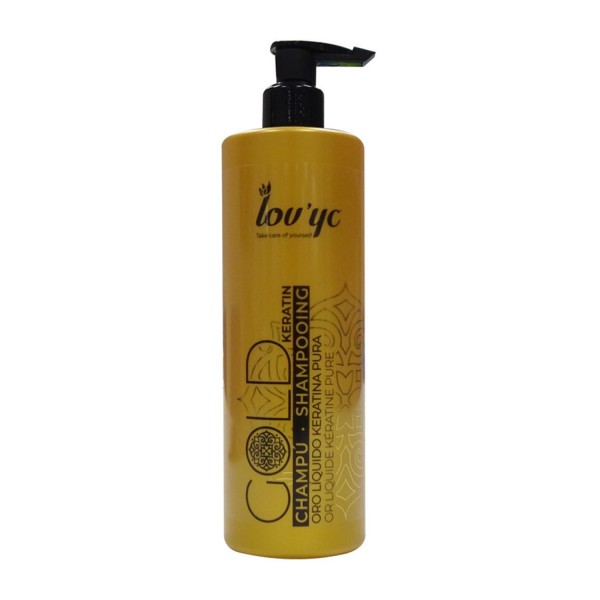 Lovyc gold keratin champu cabello seco 500ml