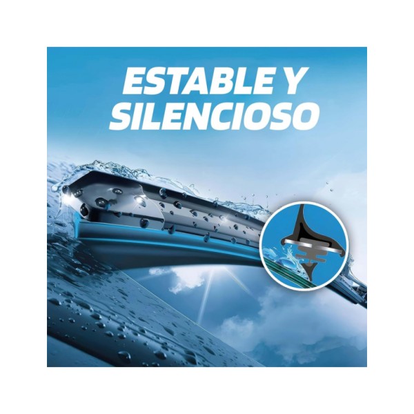 Escobilla Limpiaparabrisas Modelo Aquan61 Ultra Flex Series 24" 61 cm 1 Unidad con 8 Adaptadores