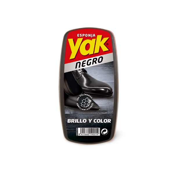 Yak esponja limpiacalzado negro 1 unidad