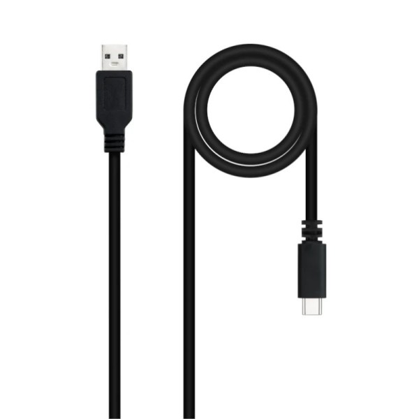 Nanocable cable usb 2.0 3a usb-c-m/m 1.5m negro