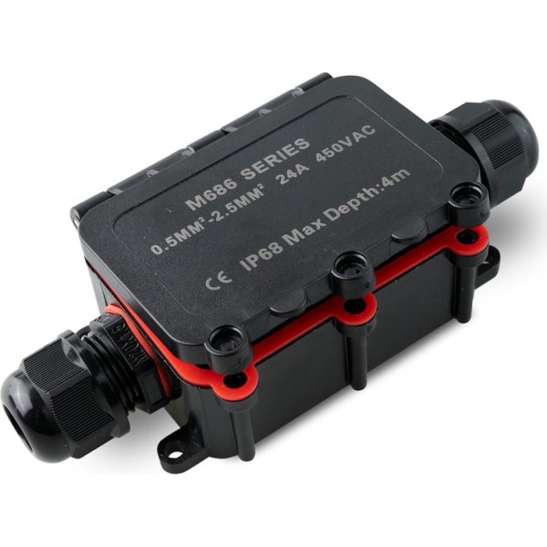 Caja empalme exter.ip68 2prensaestopas