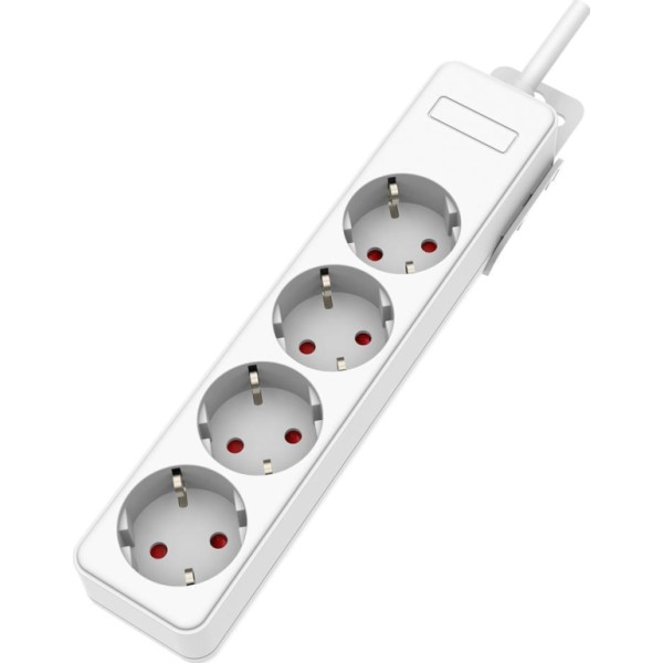 Base onlex pp blanca 4tomas  s/cable