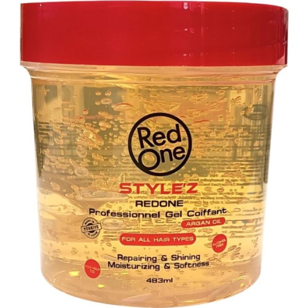 Red one stylez professional gel aceite de argan 483ml