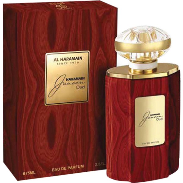 Al haramain junoon oud eau de parfum 75ml vaporizador
