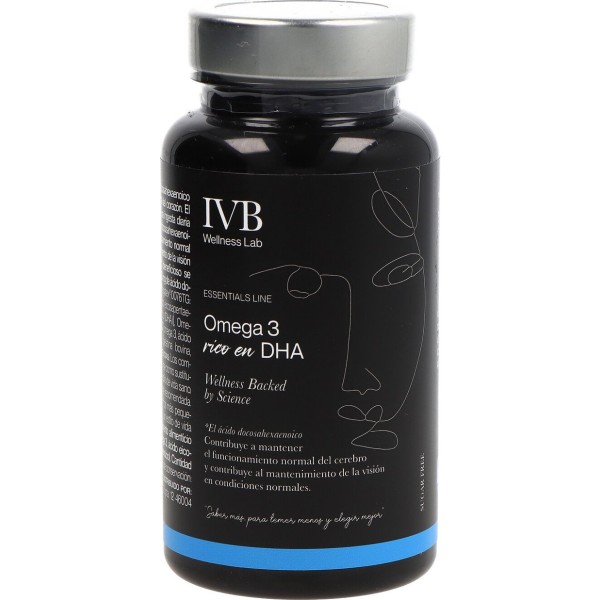 IVB Wellness Omega 3 Rico en DHA 30 Cápsulas