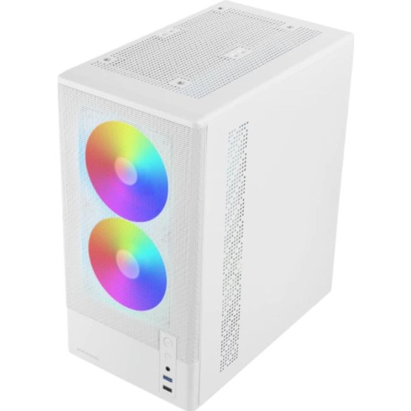 Mars gaming caja micro-atx mc-onyxw blanca
