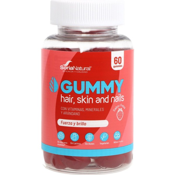 Gummy Hair Skin And Nails 60 Gominolas Sabor Fre