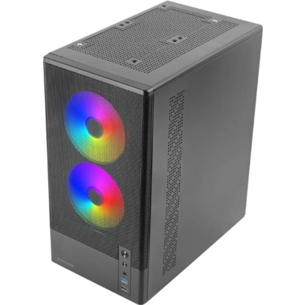 Mars gaming caja atx mc-onyx argb negra