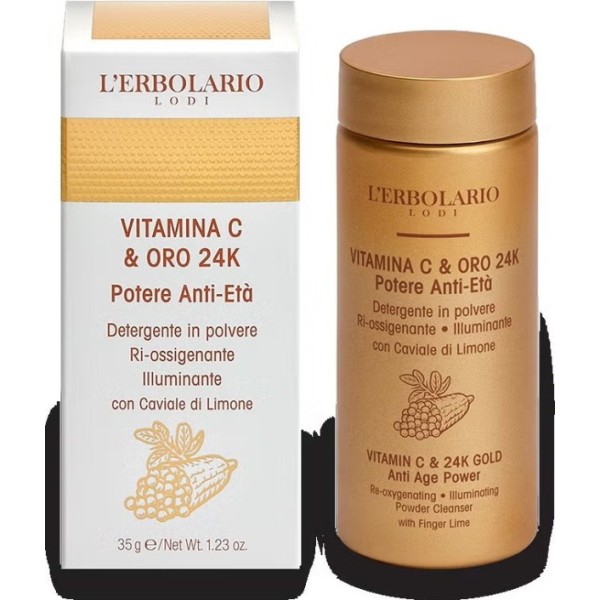 L'Erbolario Vitamina C Y Oro 24K Limpiadora 35G