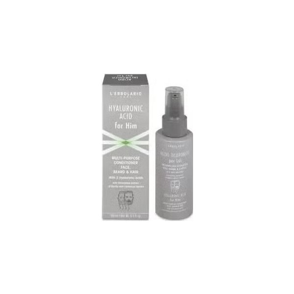 L'Erbolario Ácido Hialurónico Hombre Bálsamo Cara Barba 100Ml